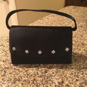 Black embellished handbag
