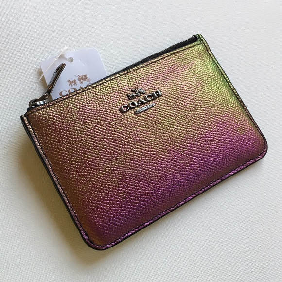 Coach Accessories - Coach Hologram Leather Key Pouch
