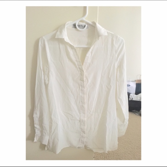 All Saints Tops - All Saints simple white blouse