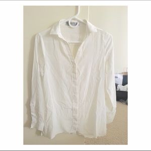 All Saints simple white blouse