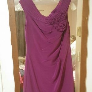 Adrianna papell purple dress