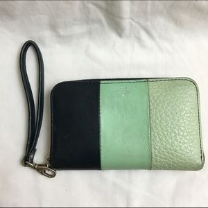 Fossil Sydney Leather Zip Phone Wallet
