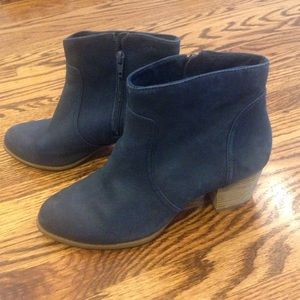 Blue booties