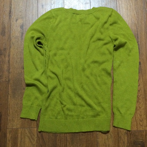 Banana Republic light, lime green sweater - Picture 2 of 2