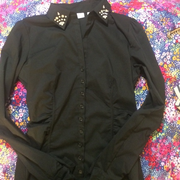Black New York and Company button down