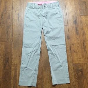 Banana Republic petite khaki cropped pants