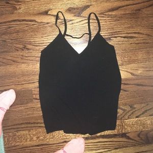 black tank blouse