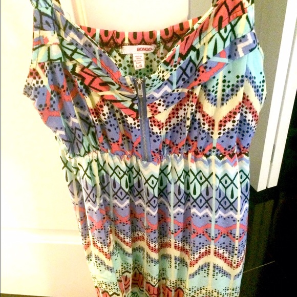 Aztec print dress