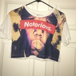 Notorious Big "Biggie" Crop Top