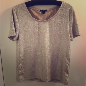 H&M gold t-shirt - XS