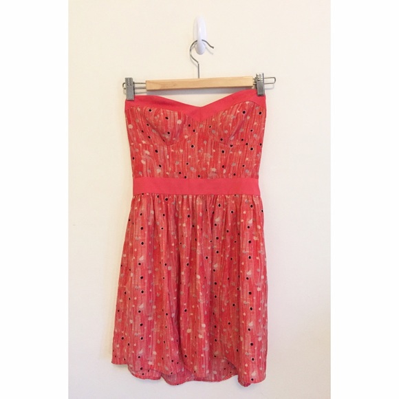 Urban Outfitters Kimchi Blue Silky Strapless Dress - Picture 1 of 3