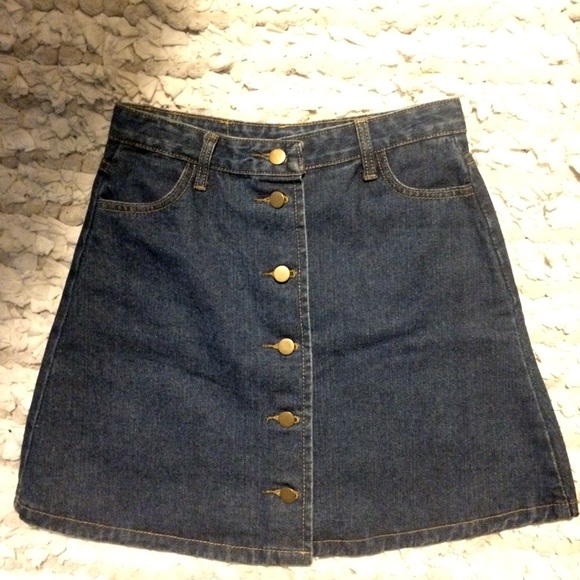 *SOLD* Asos inspired high waist denim skirt ! - Picture 2 of 4