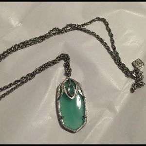 Kendra Scott Roxanne Chalcedony Silver