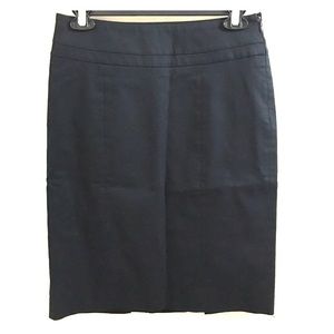 LOFT navy pencil skirt - 00 worn once!