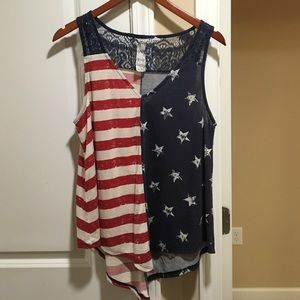 American Flag tank top