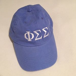 Phi Sig embroidered hat