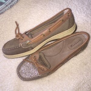 NWOT Sparkly Sperry top siders