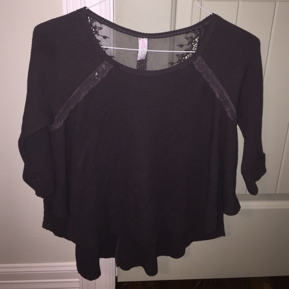 Free people dark purple sweater