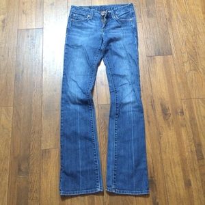 Lucky Brand medium shade blue flare jeans