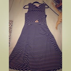 Pipelime Collection Black Midi Cutout Dress