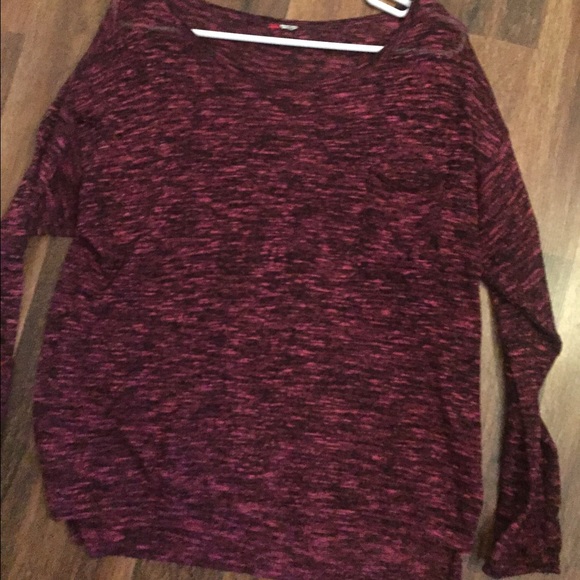 H&M Red heathered sweater