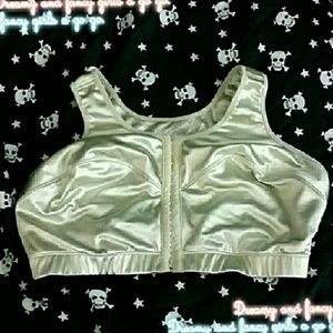 Enell Plus Size Sports Bra 7 High Impact Satin Gym
