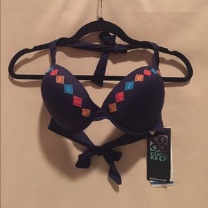 NWT Coco Reef Push-Up Bikini Top