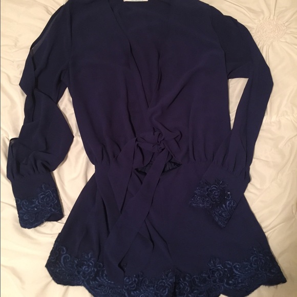 Navy Blue Romper