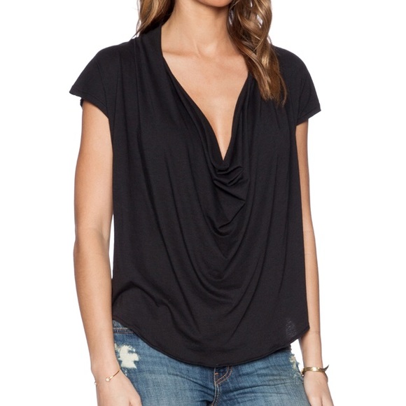 ⏳1 day sale⏳Free People fantasy cowl neck tee - Picture 2 of 4