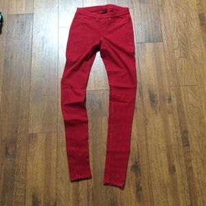 Brand new Hue red jeggings