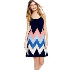 Boden zig zag knit dress