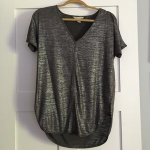 Banana Republic V-neck Shimmer Tee