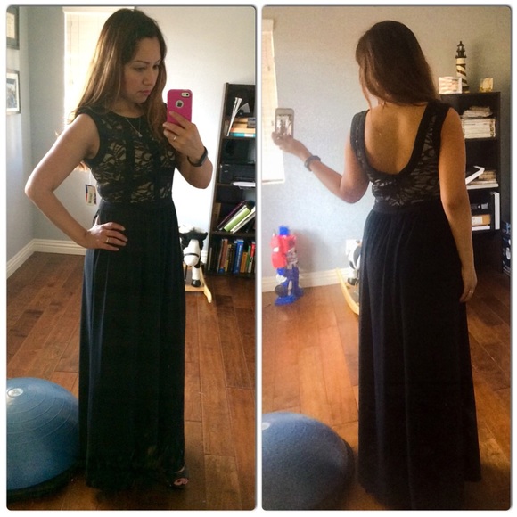 Formal Black lace dress