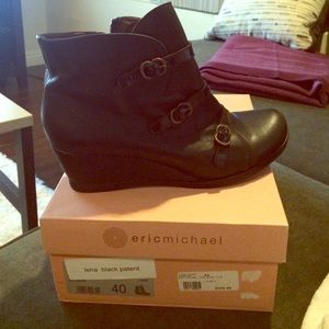 Eric Michael Lena Black Booties size 40 (9)