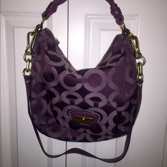 Coach Purple Crossbody Purse