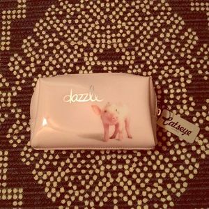 Pink catseye pig bag