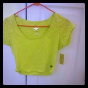 Lime Green Crop Top