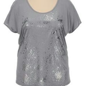 Foiled Flecked Shirt- Size XL