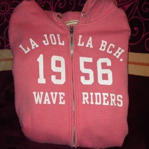 Hollister hoodie🎀 Coral color