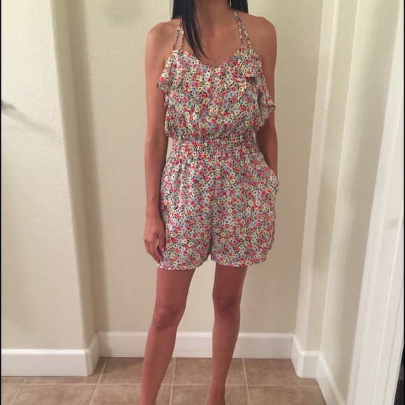Reduced!!! BCBG floral romper