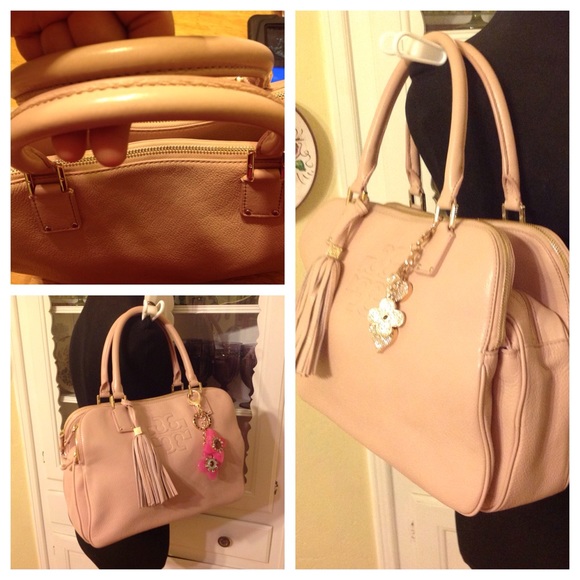 X SOLD SET Tory Burch Thea Triple Zip Satchel X - Picture 3 of 4