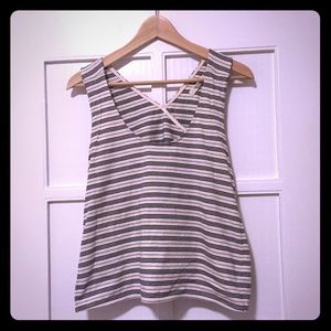Madewell criss cross back tank top