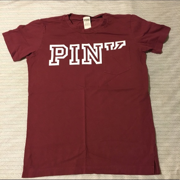 PINK pocket tee shirt