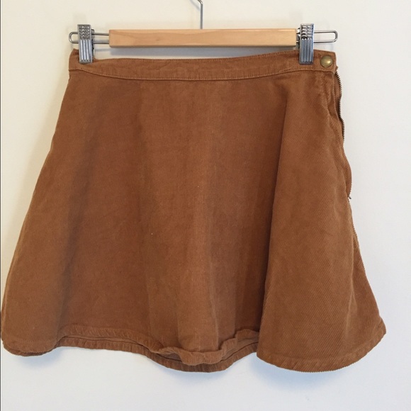 American Apparel Corudroy Circle Skirt