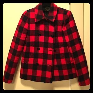 Buffalo Check J. Crew Jacket