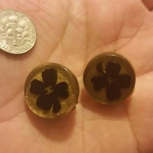 Vintage chanel clip-on erings