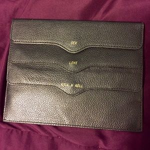 Rebecca Minkoff Love Sex and Rock n Roll Pouch