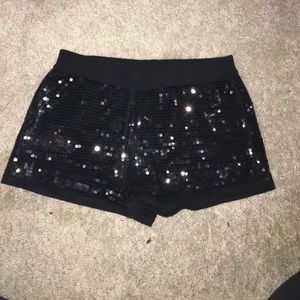 Forever 21 Black Sequined Shorts
