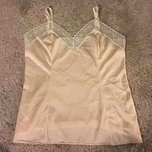 Vintage lace blouse slip