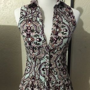 Cotton On Button Down Cotton Floral Dress in XS